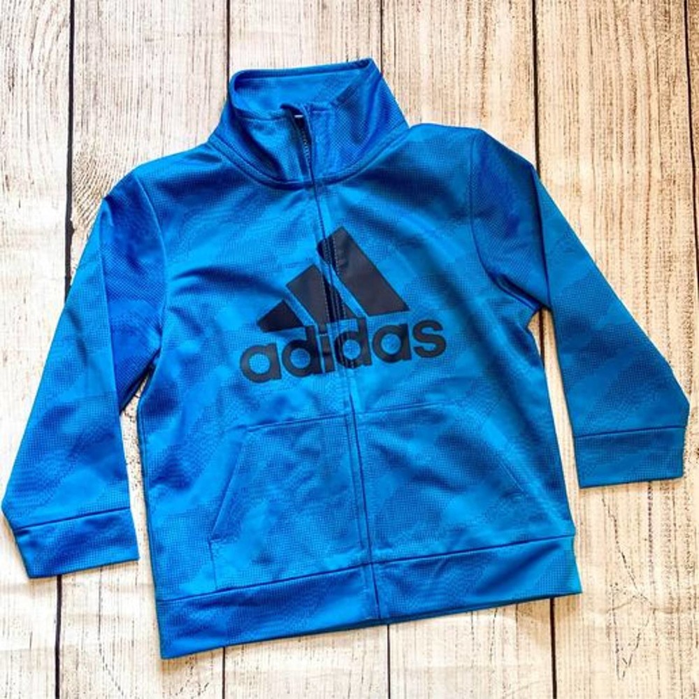 Adidas Zippered Jacket toddler size 18 months blue